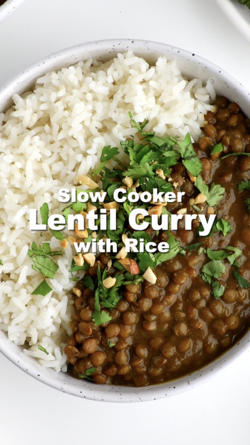 Lentil Curry With Rice