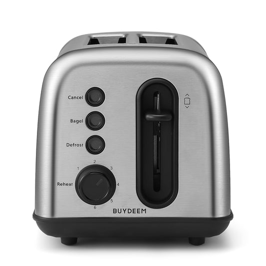 BUYDEEM 2-Slice Metal Toaster DT420