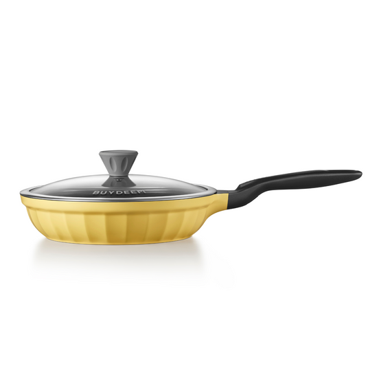 BUYDEEM Cast Aluminum Nonstick Frypan