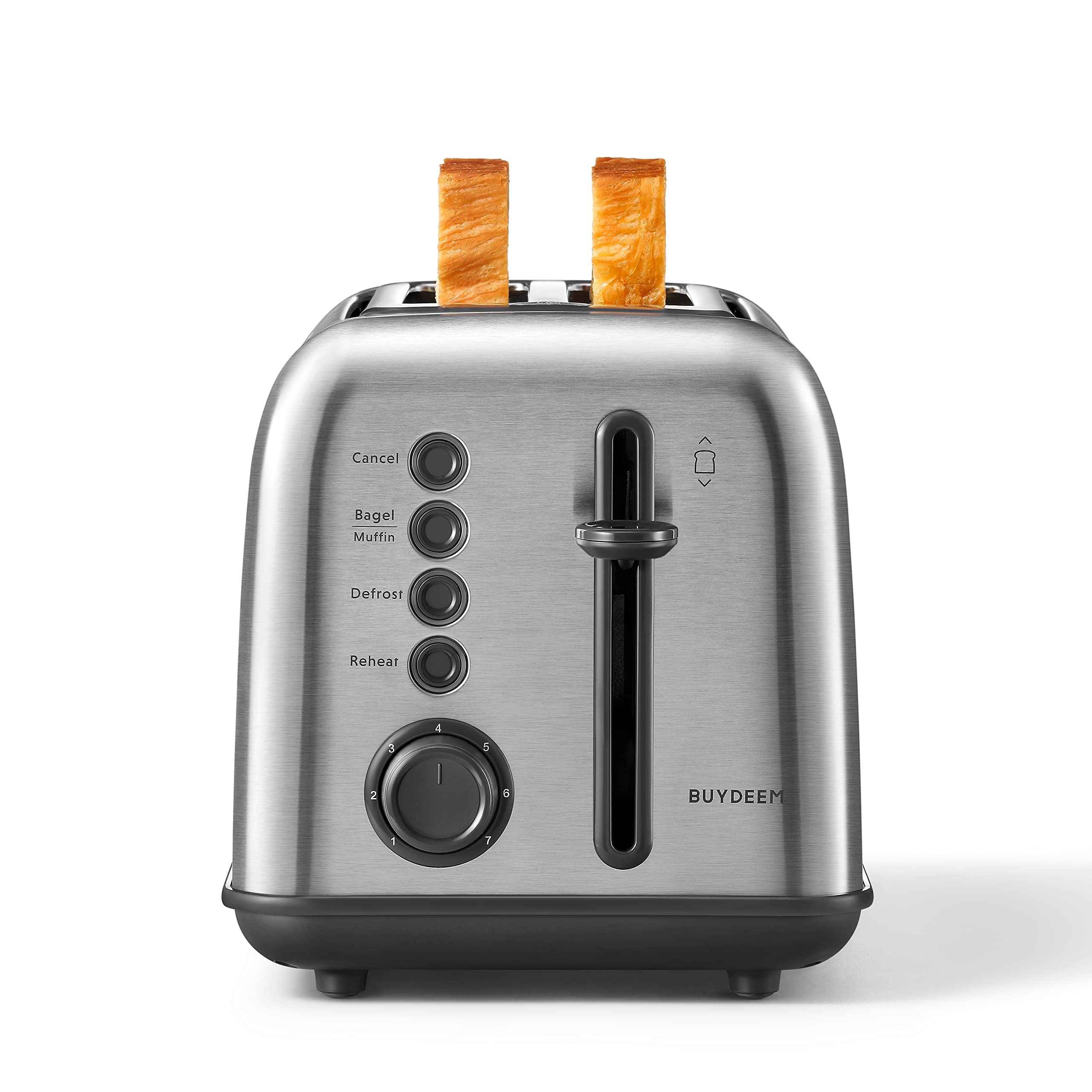 BUYDEEM Classic 2-Slice Metal Toaster DT620